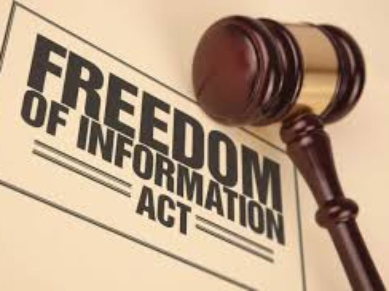 What is the Freedom of Information declaration